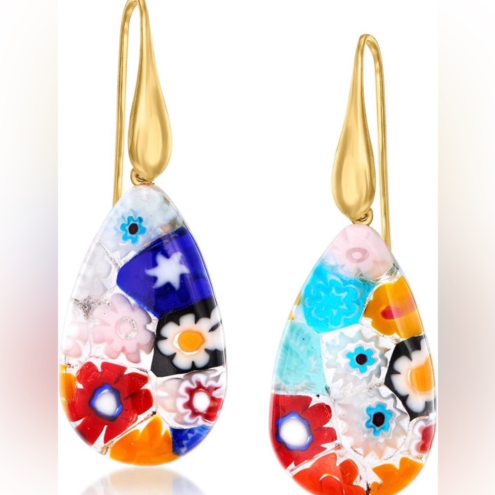 NWT Millefiori Earrings